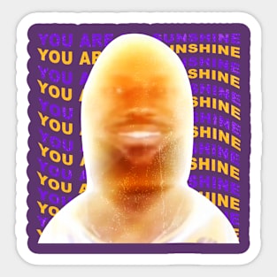 James Meme You Are My Sunshine Sticker